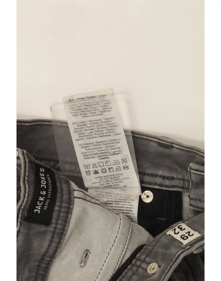 Jack & Jones Ανδρικό Slim Jeans W29 L32 Γκρι βαμβακερό