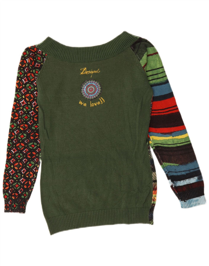 Γυναικείο πουλόβερ Desigual Boat Neck Jumper UK 14 Medium πολύχρωμο