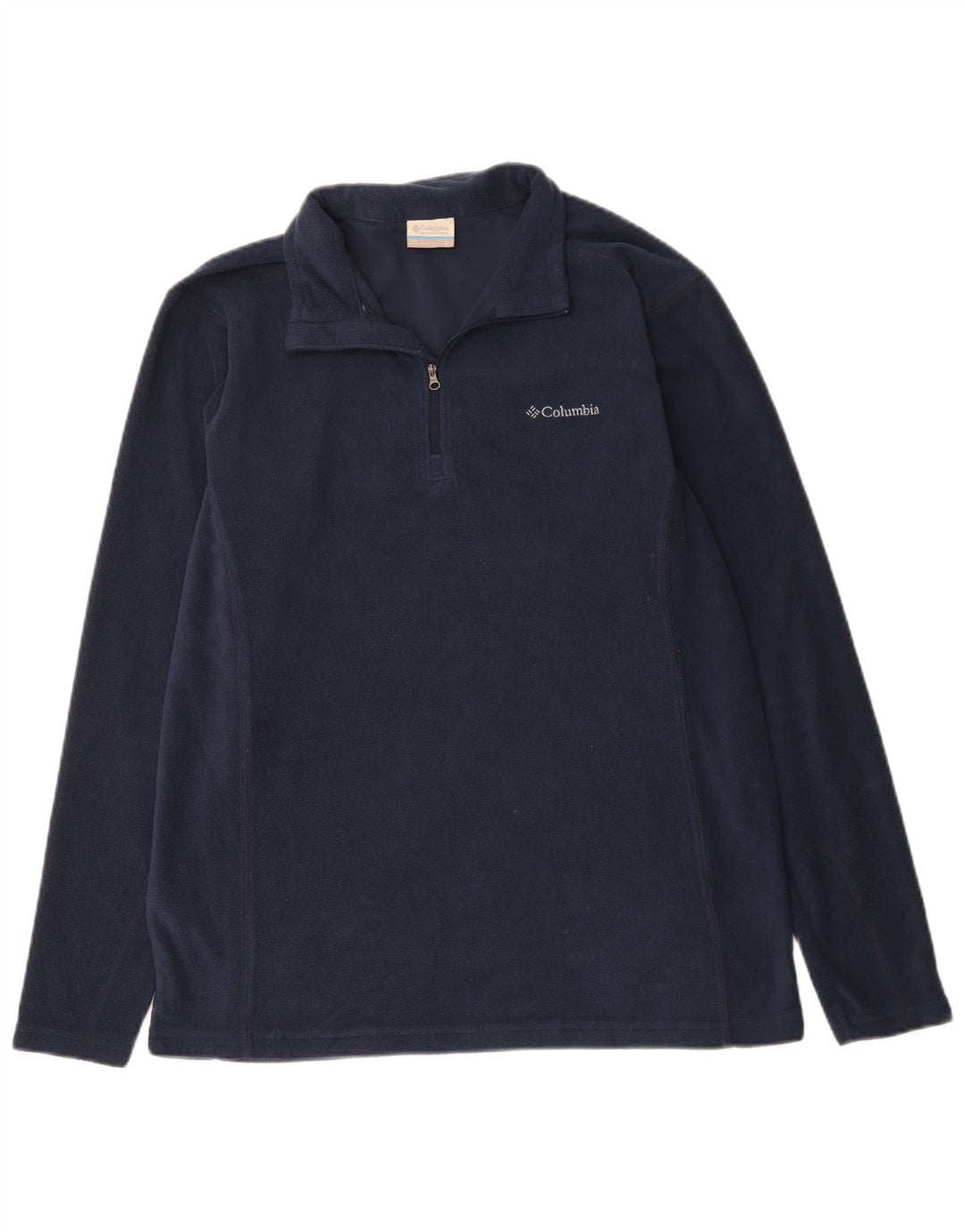 Columbia Ανδρικό φερμουάρ με λαιμόκοψη Fleece Jumper Μεγάλο Navy Blue Polyester