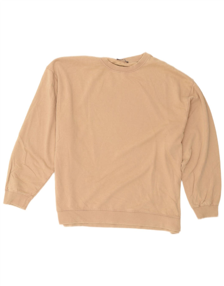 Zara Γυναικεία φούτερ μεγάλου μεγέθους Jumper UK 14 Large Beige