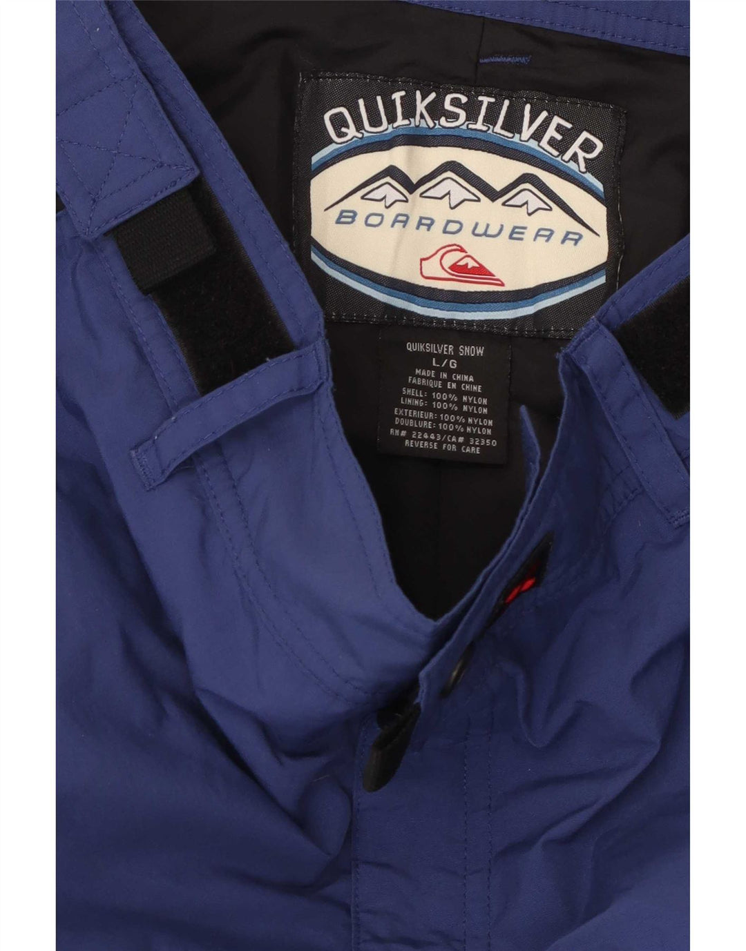 Ανδρικό παντελόνι σκι Quiksilver μεγάλο μπλε νάιλον