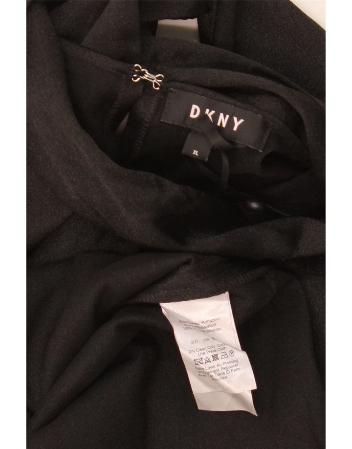 DKNY Γυναικεία Αμάνικη Μπλούζα Τοπ UK 18 XL Μαύρο Πολυεστέρας