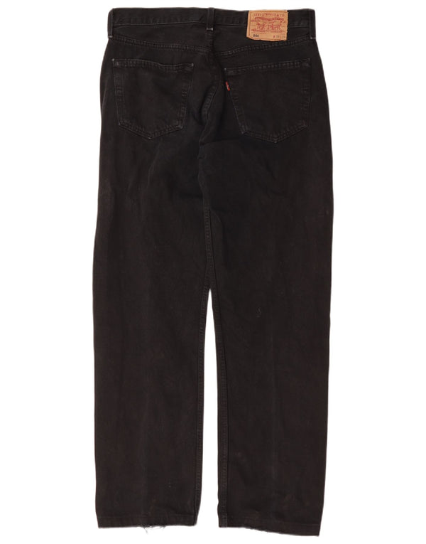 Levi's Womens 501 W32 L29 Μαύρο Βαμβακερό