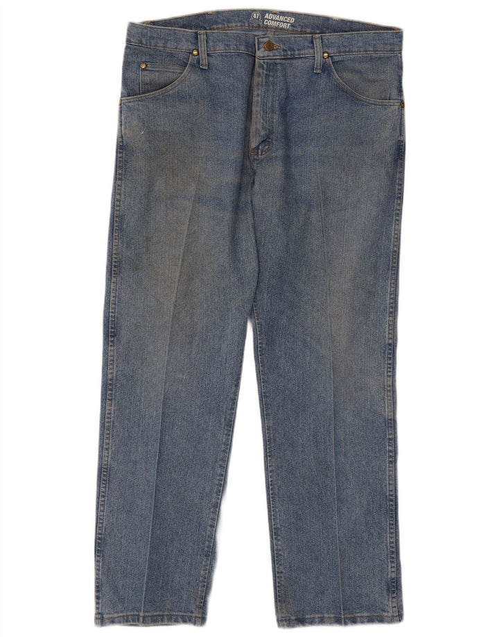 Ανδρικό τζιν Wrangler ίσιο W36 L30 Μπλε βαμβακερό