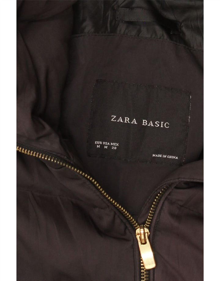 Zara Γυναικείο παλτό UK 12 Medium Black