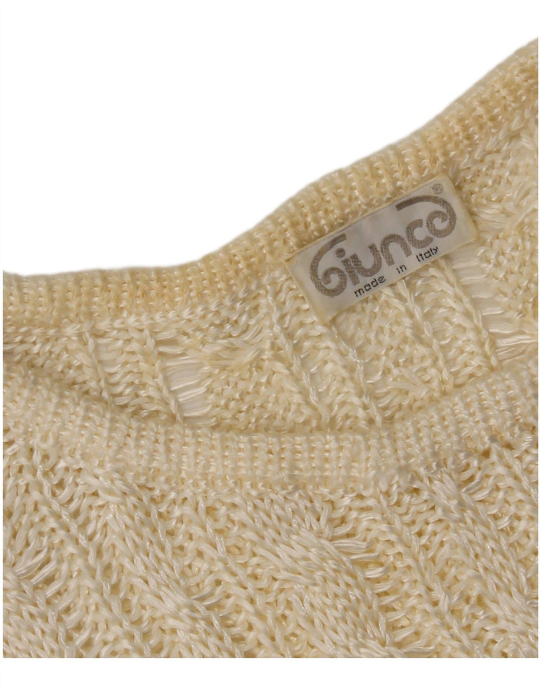 Γυναικείο πουλόβερ Giunco Crew Neck Jumper UK 14 Medium Off White