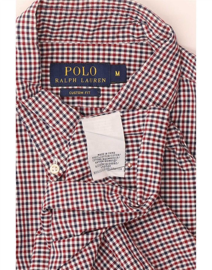 Πόλο Ralph Lauren Ανδρικό πουκάμισο με προσαρμοσμένη εφαρμογή, μεσαίο πολύχρωμο βαμβακερό Gingham
