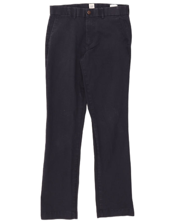 Ανδρικό ίσιο παντελόνι Chino Gap W29 L32 Navy Blue Cotton
