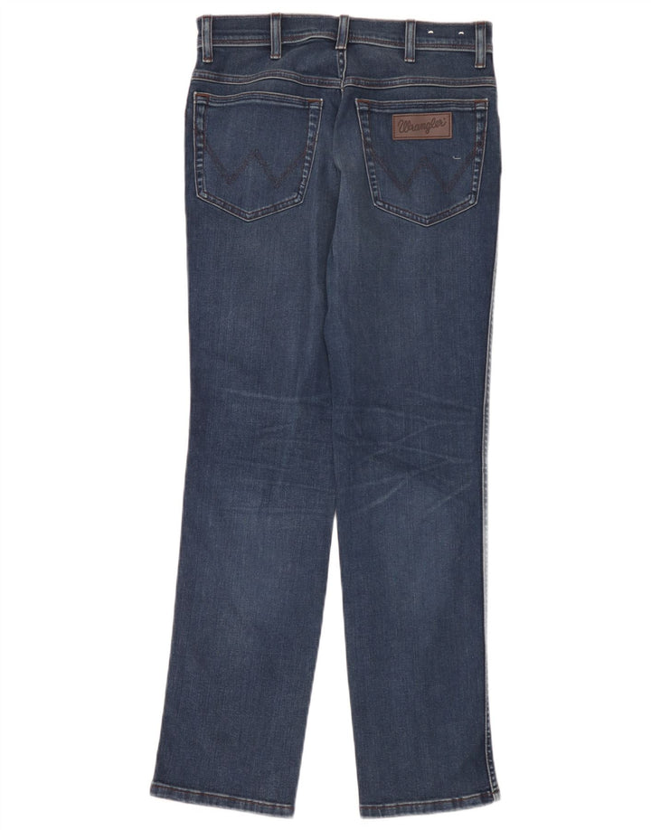 Wrangler Ανδρικό Texas Slim Jeans W30 L30 Navy Blue Cotton