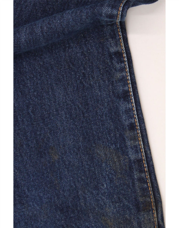 Levi's Mens 514 Straight Jeans W34 L32 Navy Blue Cotton