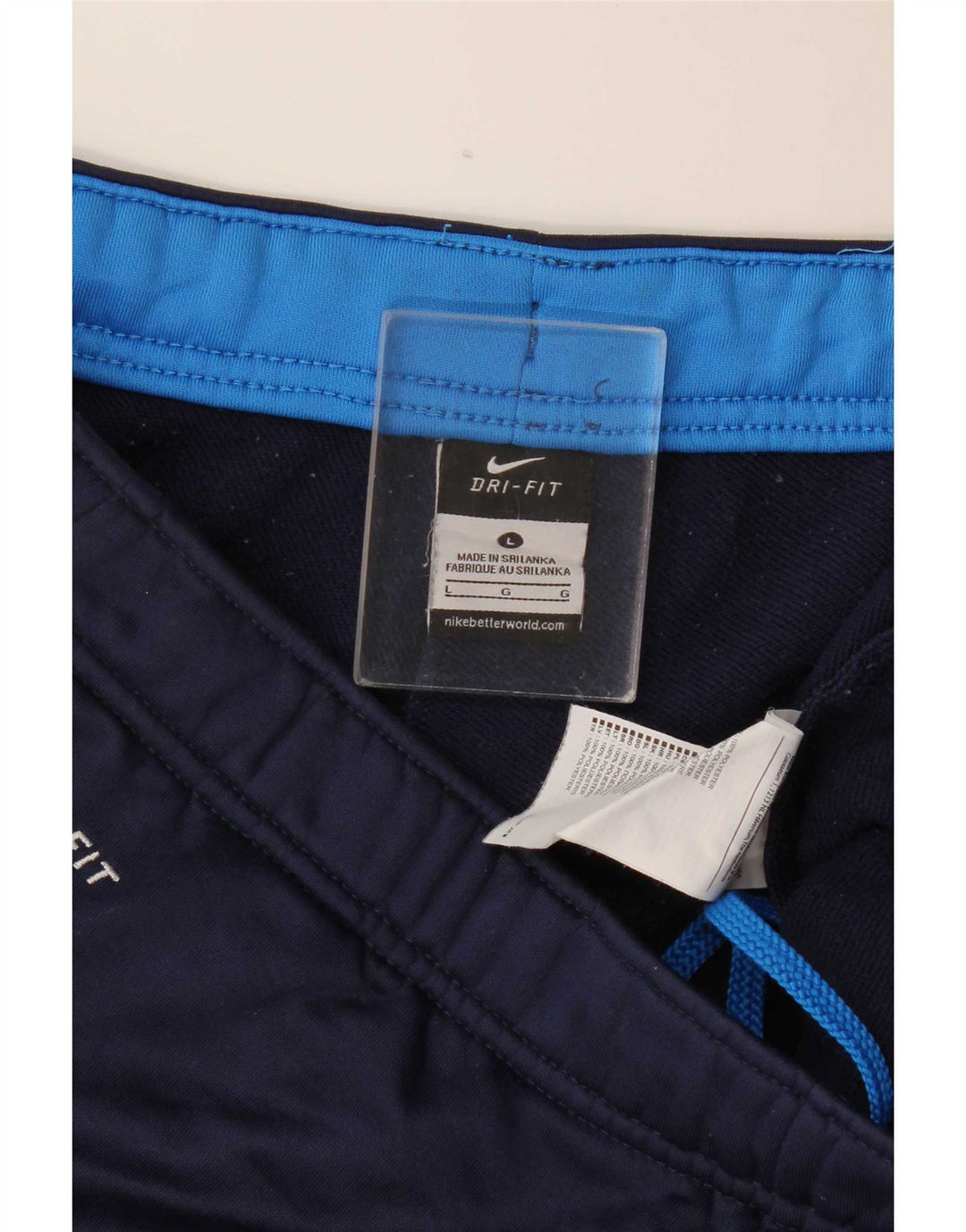 Ανδρικό παντελόνι αθλητικής φόρμας Nike Dri Fit Μεγάλο μπλε ναυτικό πολυεστέρα
