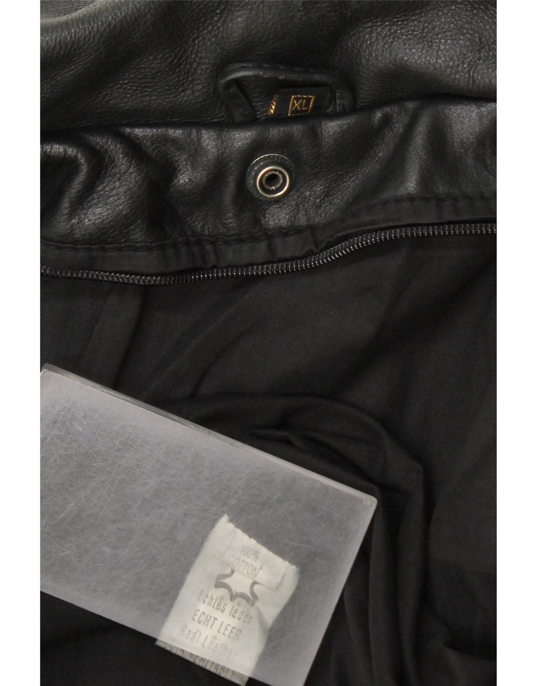 Vintage Ανδρικό Στρατιωτικό Δερμάτινο Μπουφάν UK 42 XL Μαύρο Δερμάτινο