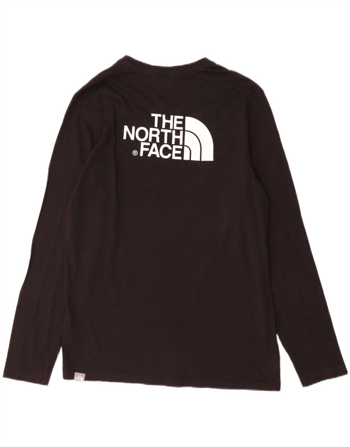 Ανδρικό τοπ North Face μακρυμάνικο μεσαίο μαύρο βαμβακερό