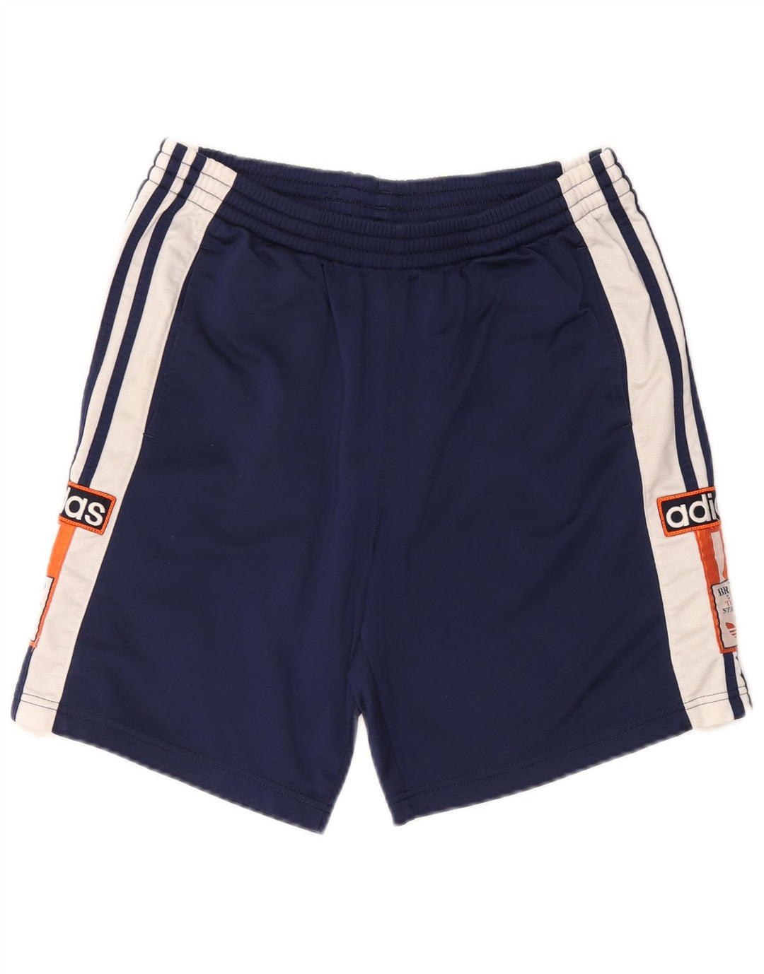 ADIDAS Mens Graphic Sport Shorts Medium  Navy Blue Colourblock