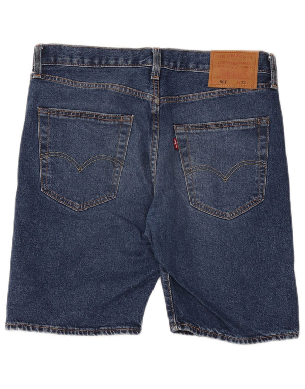 Ανδρικό τζιν σορτς Levi's 501 W32 μεσαίο μπλε βαμβακερό