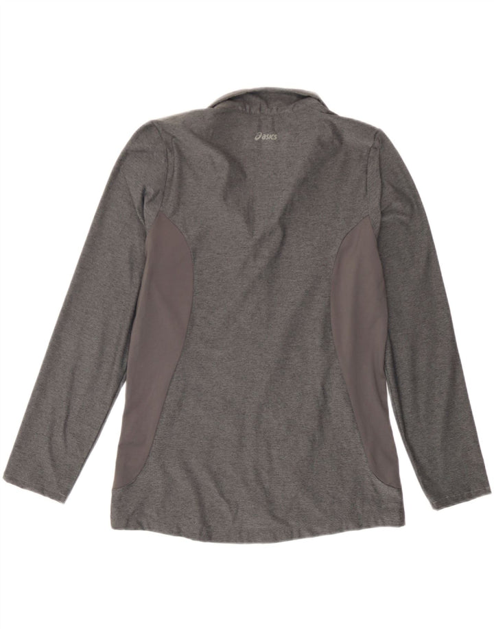 Γυναικεία αθλητική φόρμα Asics Top Jacket UK 10 Small Grey Flecked