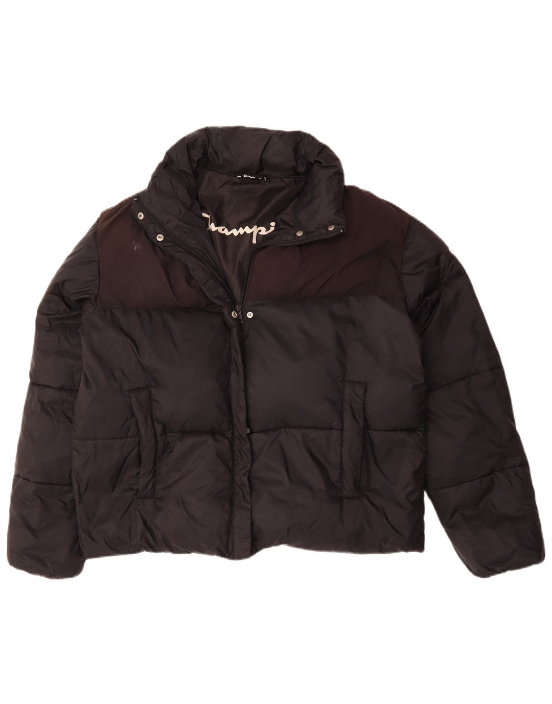 CHAMPION Γυναικείο μπουφάν με επένδυση UK 18 XL μαύρο χρώμα