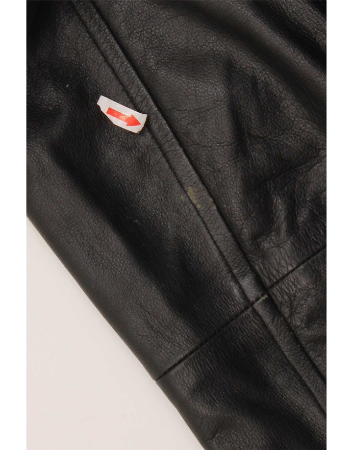 Pierre Cardin Ανδρικό Δερμάτινο Μπουφάν UK 40 Large Μαύρο