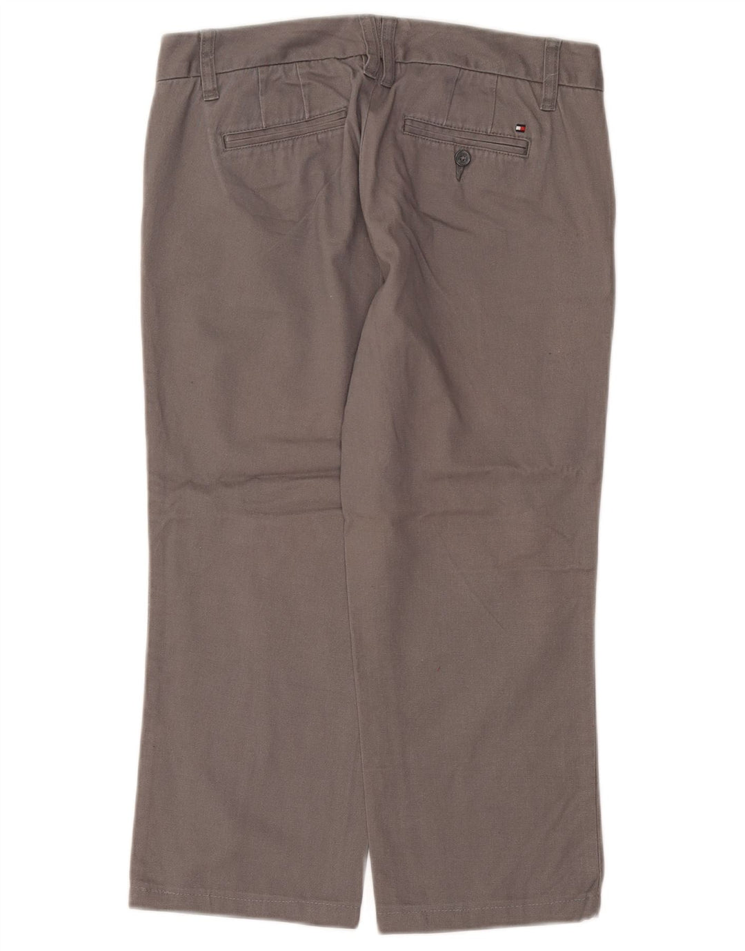 TOMMY HILFIGER Γυναικείο ίσιο κομμένο παντελόνι US 4 Small W25 L22 Grey