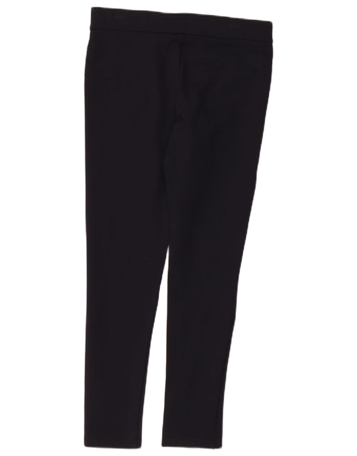 Zara Γυναικείο Cropped Παντελόνι Medium W28 L25 Μαύρο