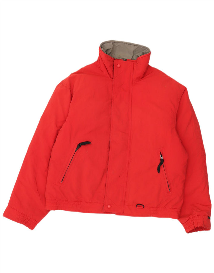 Eddie Bauer Ανδρικό μπουφάν με επένδυση UK 42 XL κόκκινο βαμβακερό