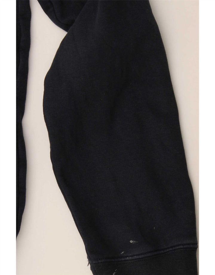 Marks & Spencer Ανδρικό φούτερ με φερμουάρ Jumper XL Navy Blue Cotton
