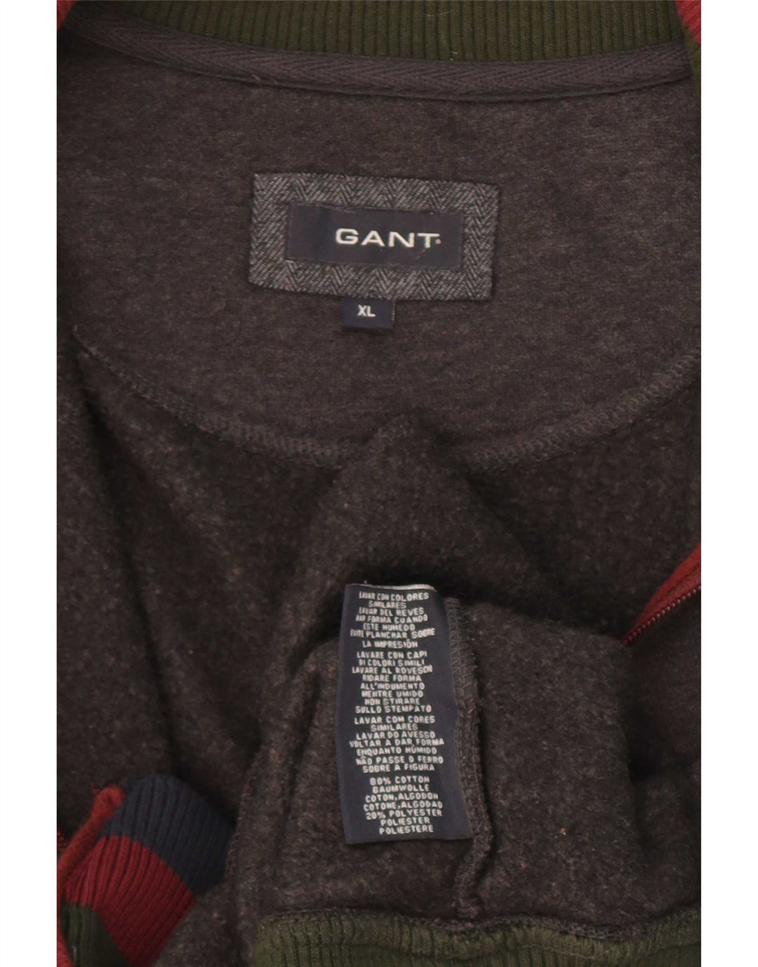 Ανδρική φόρμα Gant Graphic Top Jacket XL Γκρι βαμβακερό