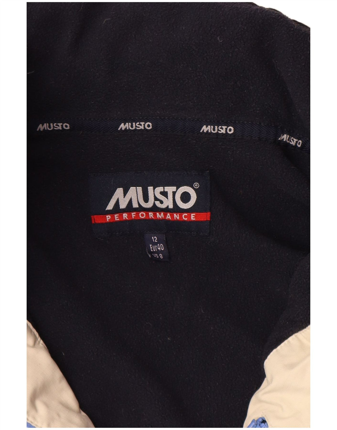 Musto Γυναικείο Αντιανεμικό Μπουφάν UK 12 Medium Blue Polyester