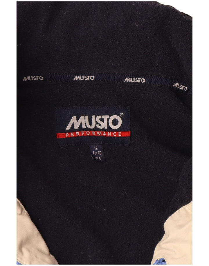 Musto Γυναικείο Αντιανεμικό Μπουφάν UK 12 Medium Blue Polyester