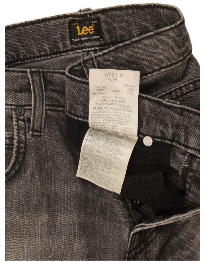 Lee Womens Powell Slim Jeans W30 L32 Γκρι βαμβακερό