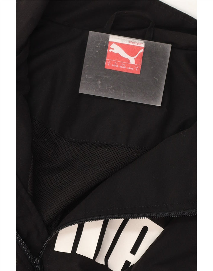 Ανδρική φόρμα αθλητικής φόρμας PUMA γραφικό τοπ μπουφάν Μικρό μαύρο