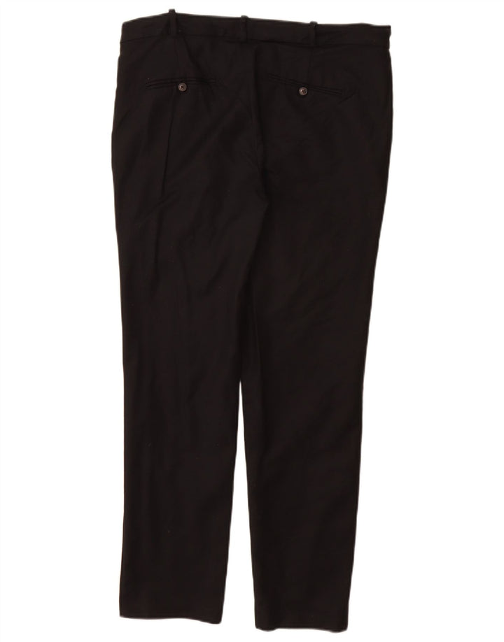 Zara Γυναικείο Slim παντελόνι Chino EU 40 Medium W32 L28 Μαύρο