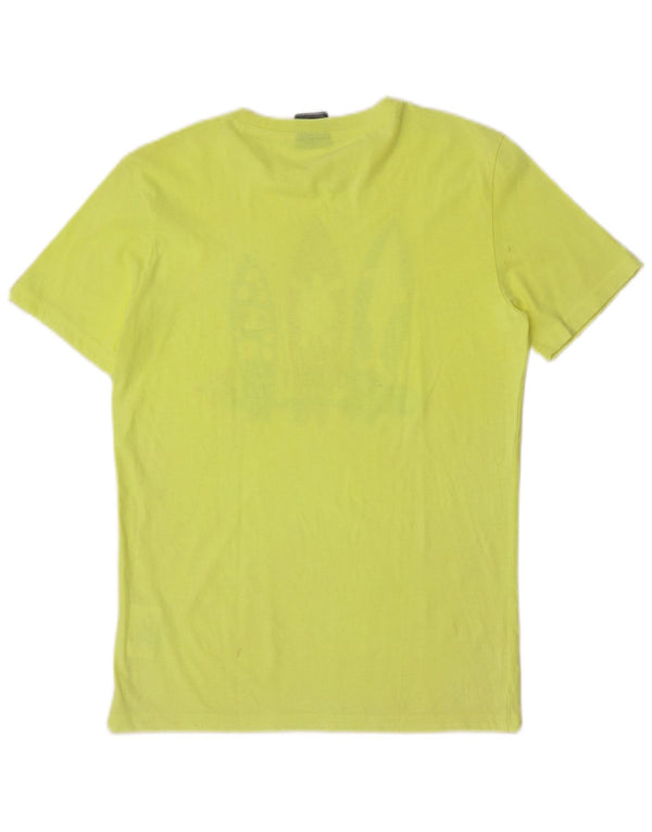 Champion Boys Graphic T-shirt Top 13-14 ετών XL Κίτρινο βαμβακερό