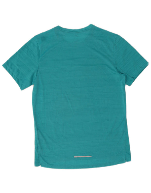 Ανδρικό μπλουζάκι NIKE με μπλουζάκι Dri Fit Small Blue Pinstripe Polyester