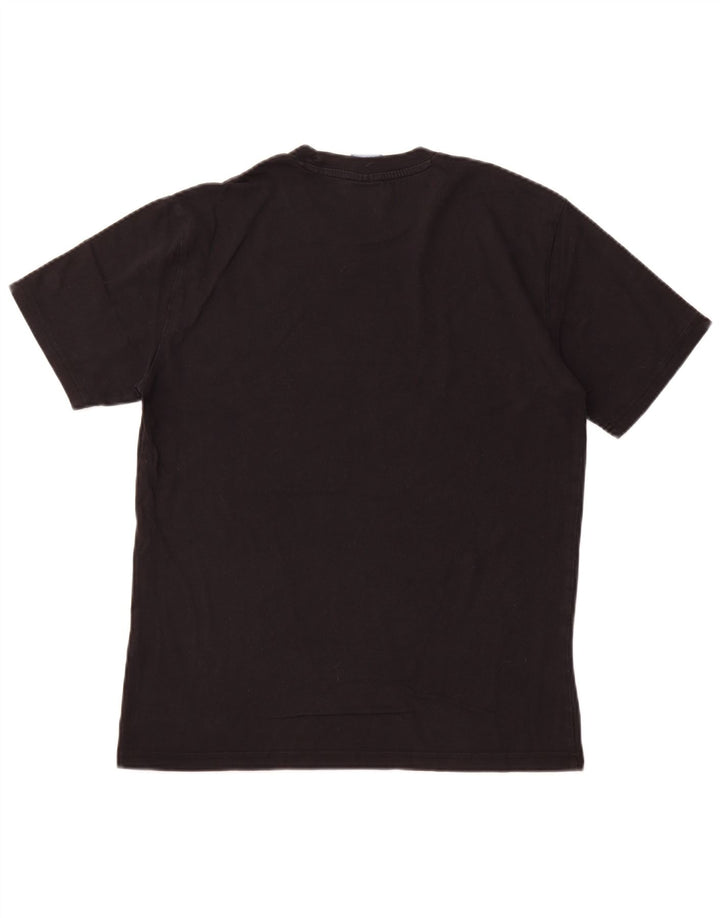 Ανδρικό γραφικό T-shirt CHAMPION Top Medium Μαύρο