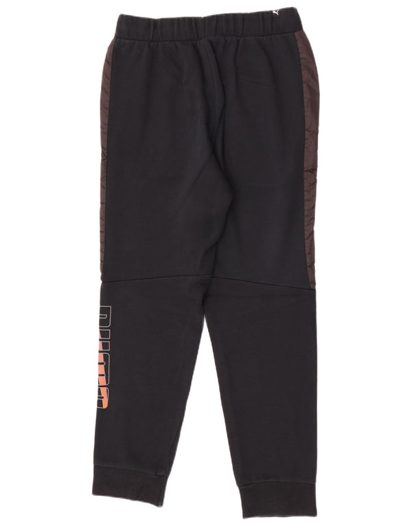 Ανδρική φόρμα γραφικής Puma Παντελόνι Joggers Small Black Colourblock Βαμβακερό