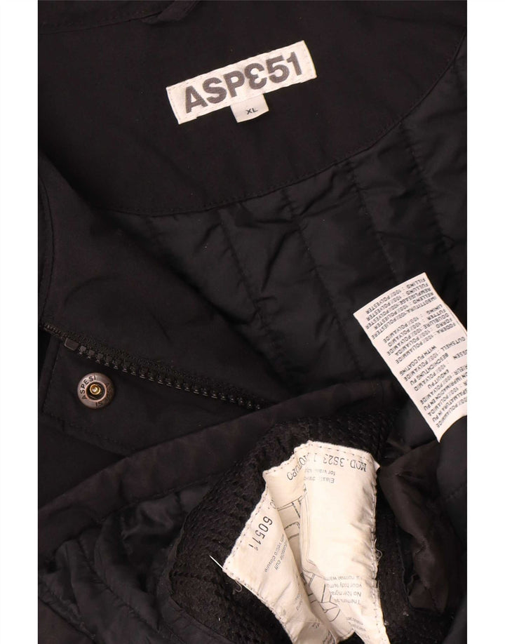 Aspesi Γυναικείο Μπουφάν Windbreaker UK 18 XL Μαύρο Πολυαμίδιο