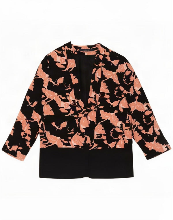 French Connection Γυναικείο μπουφάν 3/4 με μανίκια UK 18 XL Μαύρο Floral