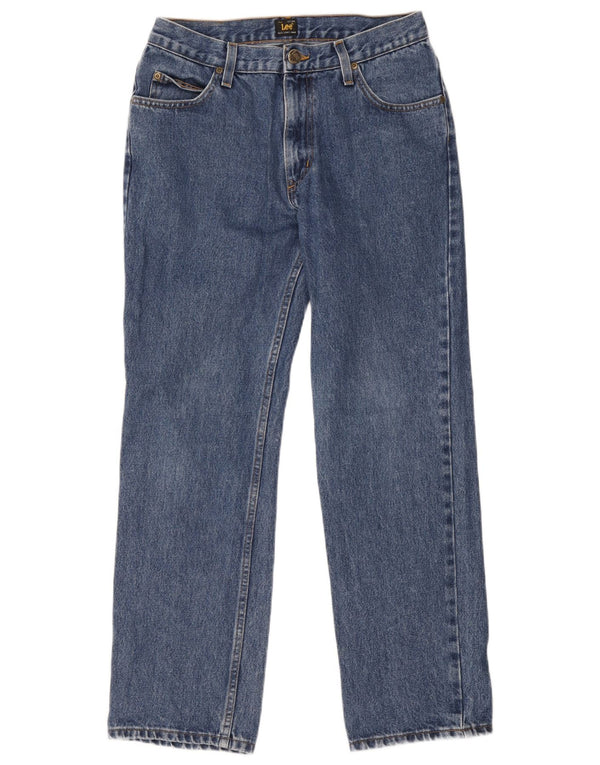 Lee Mens Brooklyn Comfort Straight Jeans W32 L30 Blue Cotton