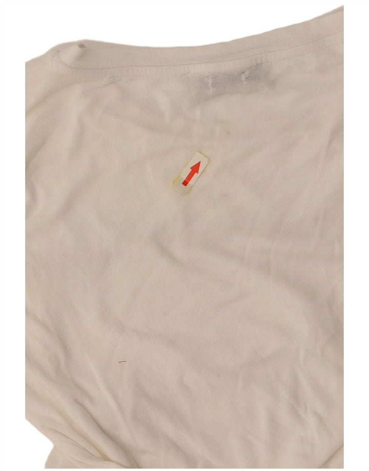 GUESS Γυναικείο T-Shirt Top UK 10 Small White