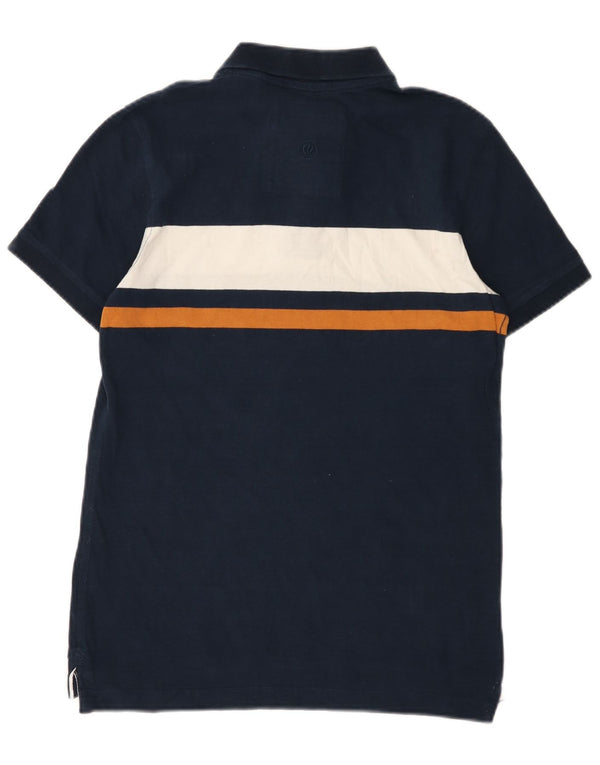 FAT FACE Ανδρικό μπλουζάκι πόλο XS Navy Blue Colourblock Βαμβακερό