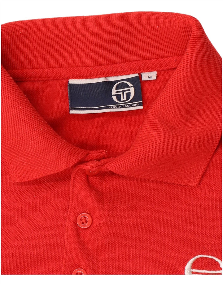 Ανδρικό μπλουζάκι πόλο Sergio Tacchini, μεσαίο κόκκινο