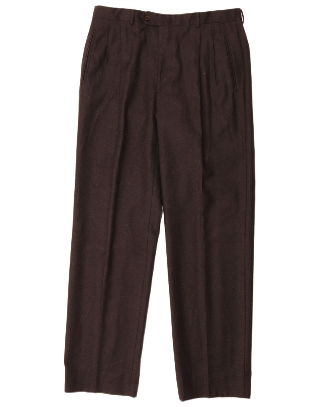 MARCO PLANESIO Ανδρικό κοστούμι παντελόνι IT 52 XL W34 L33 Μαύρο μάλλινο