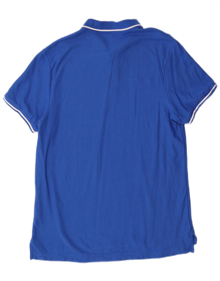Ανδρικό μπλουζάκι πόλο με κανονική εφαρμογή Nike μεγάλο μπλε βαμβακερό