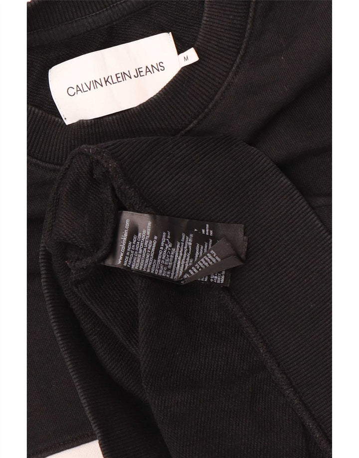 Ανδρικό γραφικό φούτερ Calvin Klein Jeans Jumper Medium Black Colourblock
