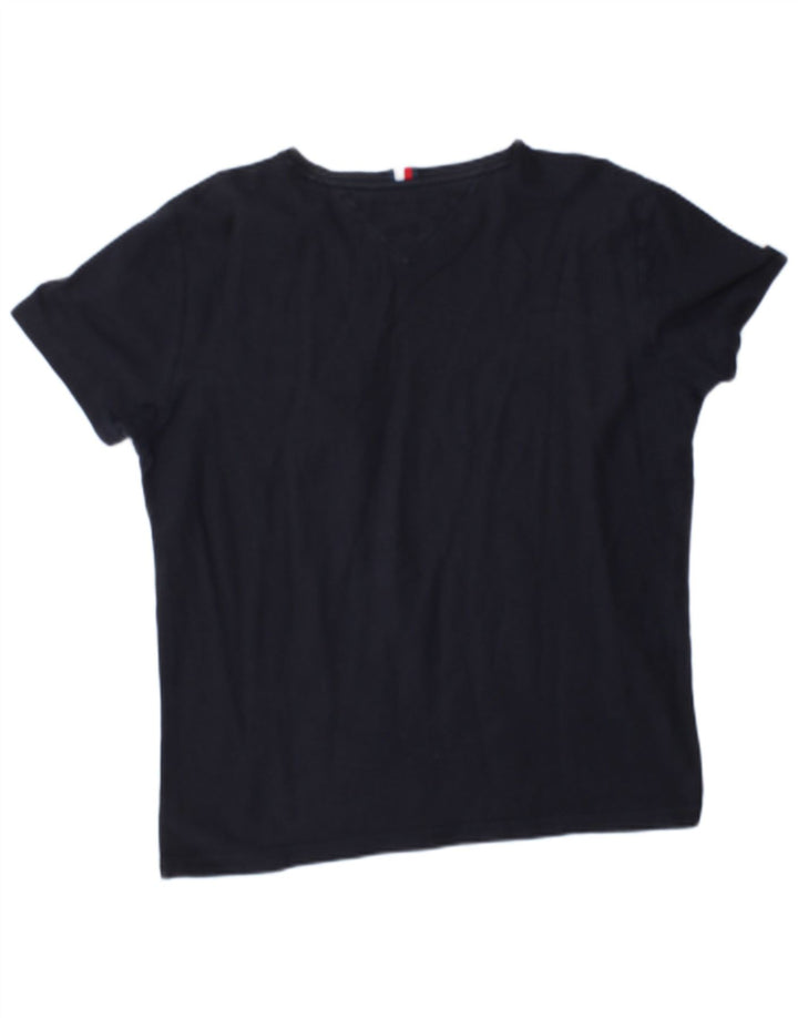 Ανδρικό T-Shirt Tommy Hilfiger Τοπ μεσαίου μπλε βαμβακερό