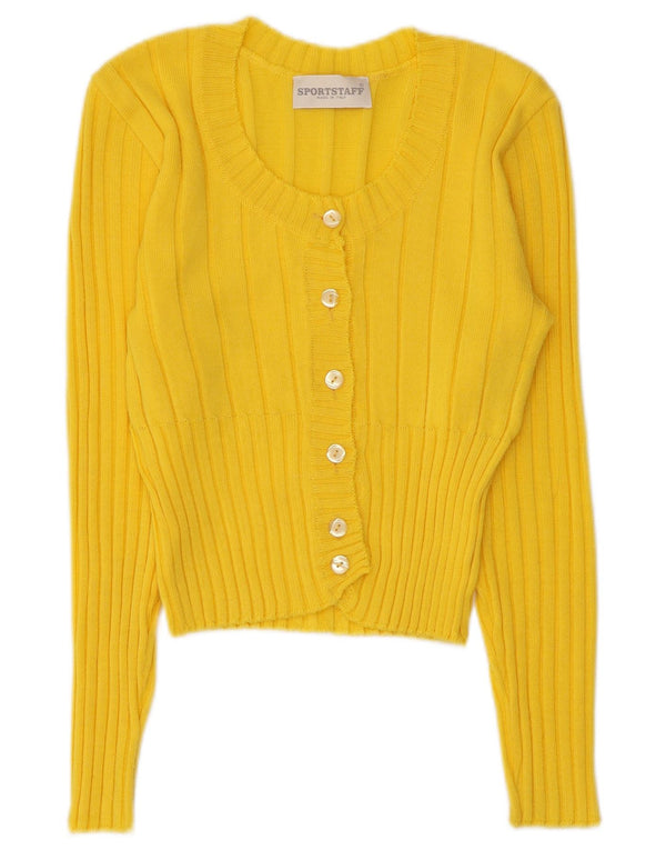 Sport Staff Γυναικεία ζακέτα Crop UK 10 Small Yellow