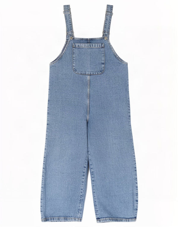 Zara Γυναικεία Dungarees Loose Jeans Large W40 L25 Μπλε βαμβακερό