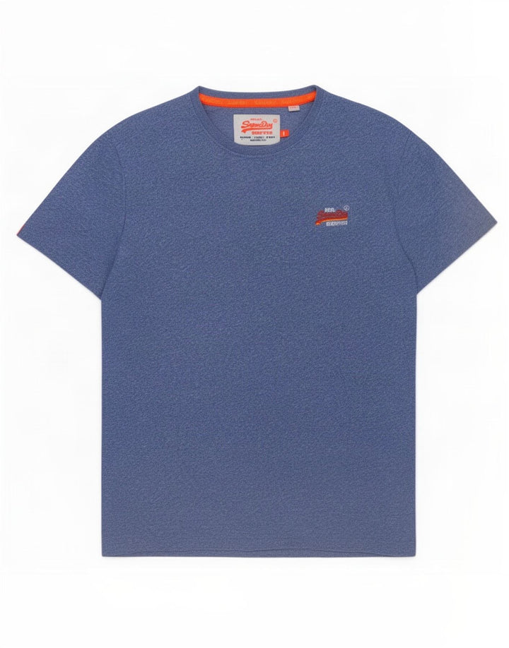Ανδρικό T-Shirt Superdry Top Large Blue Flecked