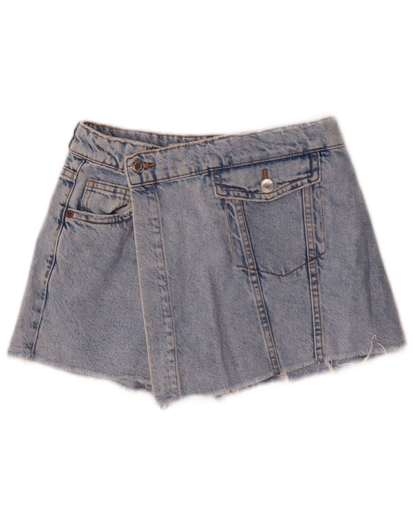 Zara Girls Τζιν Σορτς 11-12 ετών W24 Μπλε Βαμβακερό